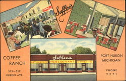 Saffee's Coffee Ranch, 513-519 Huron Ave Port Huron, MI Postcard Postcard