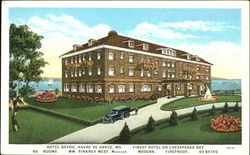 Hotel Bayou Havre de Grace, MD Postcard Postcard