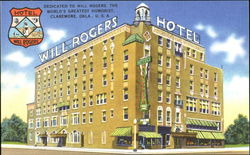 Will Rogers Hotel Postcard