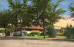 Hotel Geneva Lake Geneva, WI Postcard Postcard