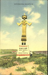 Katchina Doll Gallup, NM Postcard Postcard