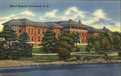 Naval Hospital Portsmouth, NH Postcard Postcard