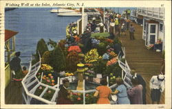 Wishing Well At The Inlet Atlantic City, NJ Postcard Postcard