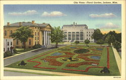 City Plaza Floral Garden Jackson, MS Postcard Postcard