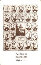 Governors Of California Postcard