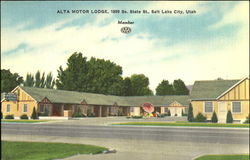 Alta Motor Lodge, 1899 So. State St Salt Lake City, UT Postcard Postcard