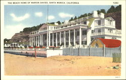 The Beach Home Of Marion Davies Postcard