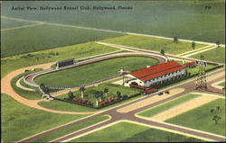 Aerial View Hollywood Kennel Club Florida Postcard Postcard