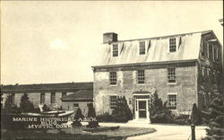 Marine Historical Sass's Bldg Postcard