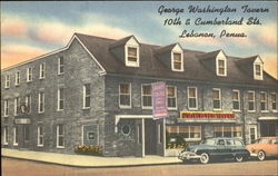 George Washington Tavern, 10th & Cumberland Sts. Lebanon, PA Postcard Postcard