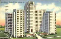 New Charity Hospital New Orleans, LA Postcard Postcard