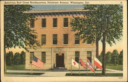 American Red Cross Headquarters, Delaware Avenue Postcard