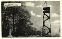 Oak Ridge Tower, Battlefield Gettysburg, PA Postcard Postcard