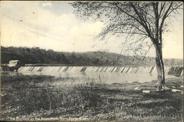 The Big Dam On The Housatonic River Derby, CT