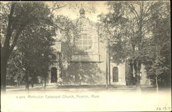 Methodist Episcopal Church Newton, MA Postcard Postcard