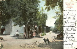 Old Adobe And Well At Casa Verdugo Postcard