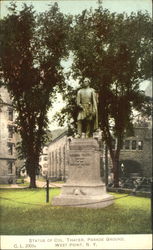 Statue Of Col. Thayer, Parade Ground West Point, NY Postcard Postcard