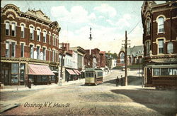 Main Street Ossining, NY Postcard Postcard