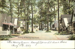 Ossining Camp Grounds New York Postcard Postcard