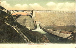 Cornell Dam Croton, NY Postcard Postcard