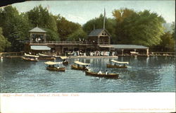 Boat House, Central Park Postcard