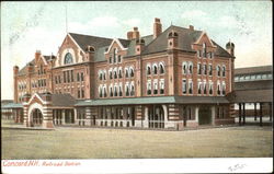 Railroad Station Concord, NH Postcard Postcard