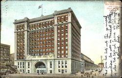 New Rock Island And Lake, Shore Depot Postcard