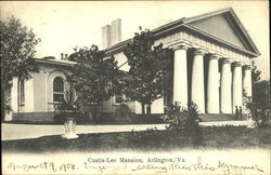 Custis-Lee Mansion Arlington, VA Postcard Postcard