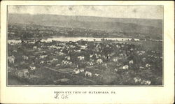 Bird's Eye View Of Matamoras Postcard