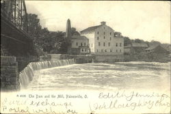 The Dam And The Mill Painesville, OH Postcard Postcard