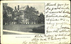 Montclair Club House Postcard