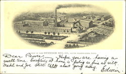 Works Of The Dennison Mfg. Co Framingham, MA Postcard Postcard