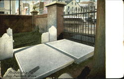 Benj. Franklin's Grave Philadelphia, PA Postcard Postcard