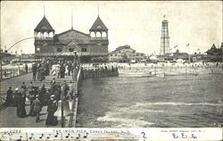 The Iron Pier Coney Island, NY Postcard Postcard