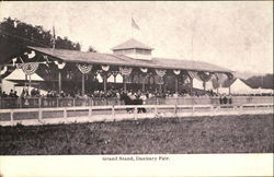 Grand Stand Danbury Fair Postcard