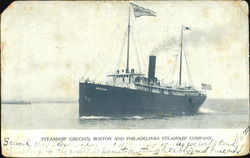 Steamship Grecian Steamers Postcard Postcard