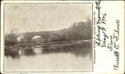 Perkiomen Bridge At Spring Mount Scenic, PA Postcard Postcard