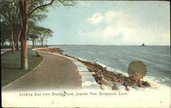 Looking East From Breezy Point, Seaside Park Postcard