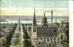 View From Capitol Looking West Postcard