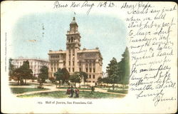 Hall Of Justice Postcard