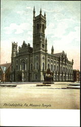 Masonic Temple Philadelphia, PA Postcard Postcard