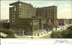 Majestic Apartment House Postcard