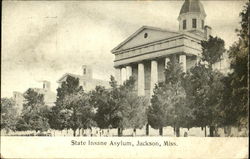 State Insane Asylum Jackson, MS Postcard Postcard