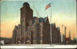 Boys Central High School, Broad & Green Streets Postcard