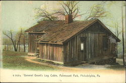 General Grant's Log Cabin, Fairmount Park Postcard