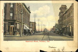 Sandwich Street Windsor, ON Canada Ontario Postcard Postcard