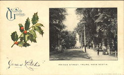 Yuletide Greetings Truro, NS Canada Nova Scotia Postcard Postcard