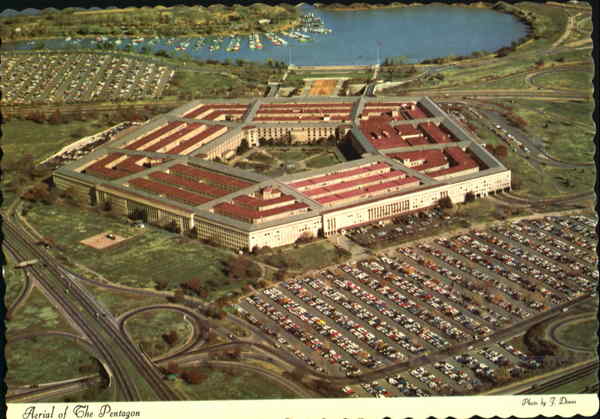 Aerial Of The Pentagon Arlington Va