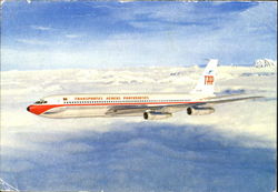 Portuguese Airways Boeing 707 Postcard