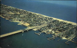 Aerial View Of Ocean City Postcard